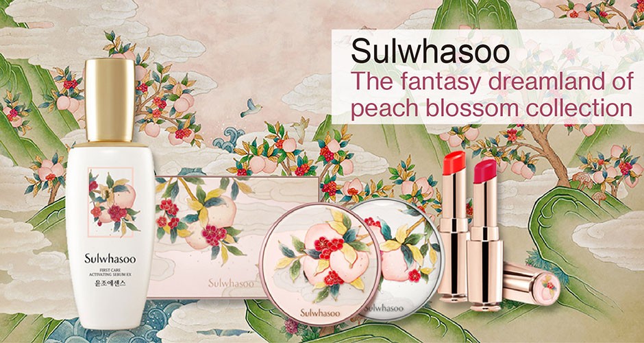 Classic Make-Up of Sulwhasoo:  The fantasy dreamland of peach blossom collection